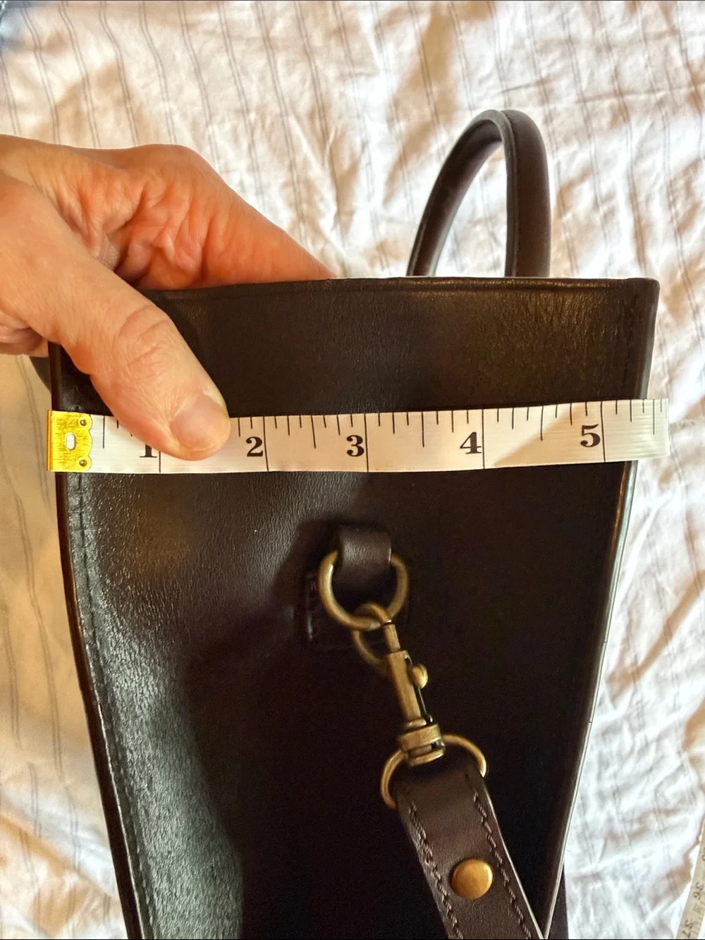 Michael Green Scandiabag handmade leather tote unisex vintage